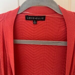 Love Ellie Women's Coral Cardigan
